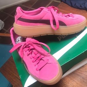 Puma platform trace block Carmine Rose- Wine